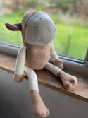 Wooly the Sheep - Stuffed Animal - Organic Cotton and Wool - Custom, Made to Order