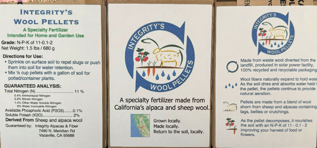 Integrity's Wool Pellets