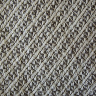 Detail of diagonal striped wool blanket.