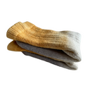 Knit Socks - Medium - Naturally Dyed - Tango Cosmos & Native Buckwheat