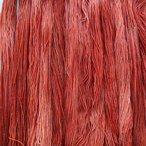 Sport Weight Naturally Dyed Yarn - Shades of Red