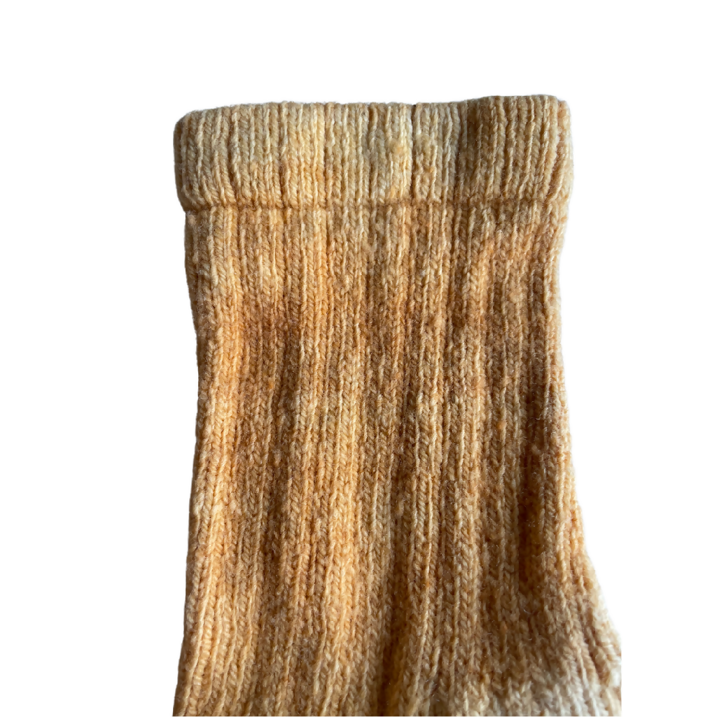 Knit Socks - Medium - Naturally Dyed - Tango Cosmos