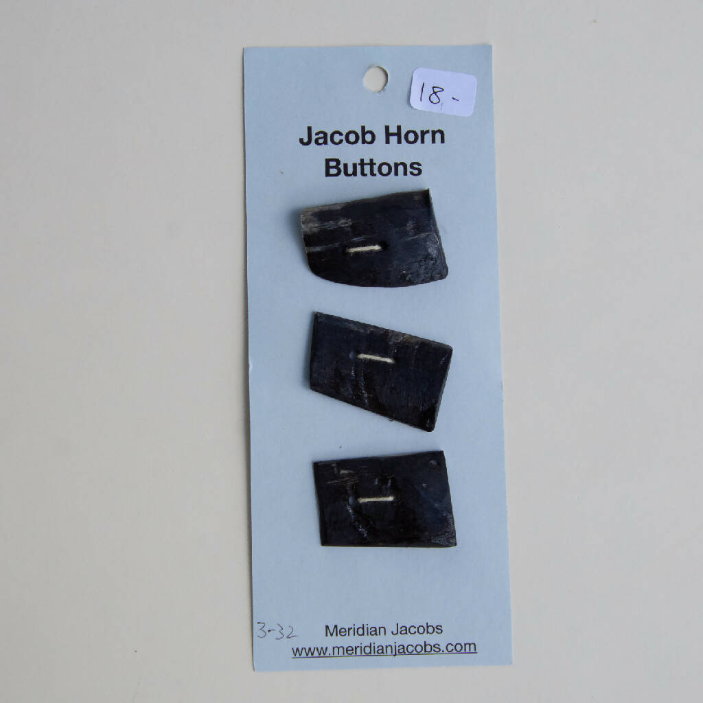 Jacob Horn Buttons - Set of 3