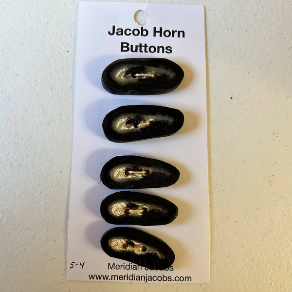Jacob Horn Buttons - Set of 5