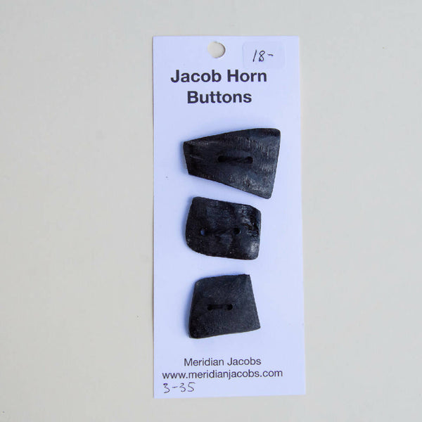 Jacob Horn Buttons - Set of 3
